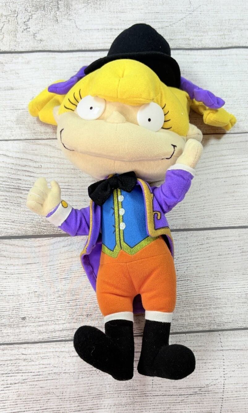 Nickelodeon Vintage 2004 Rugrats Plush Angelica Magician Top Hat Tux 14" Nanco